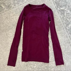 Lululemon swiftly tech long sleeve shirt